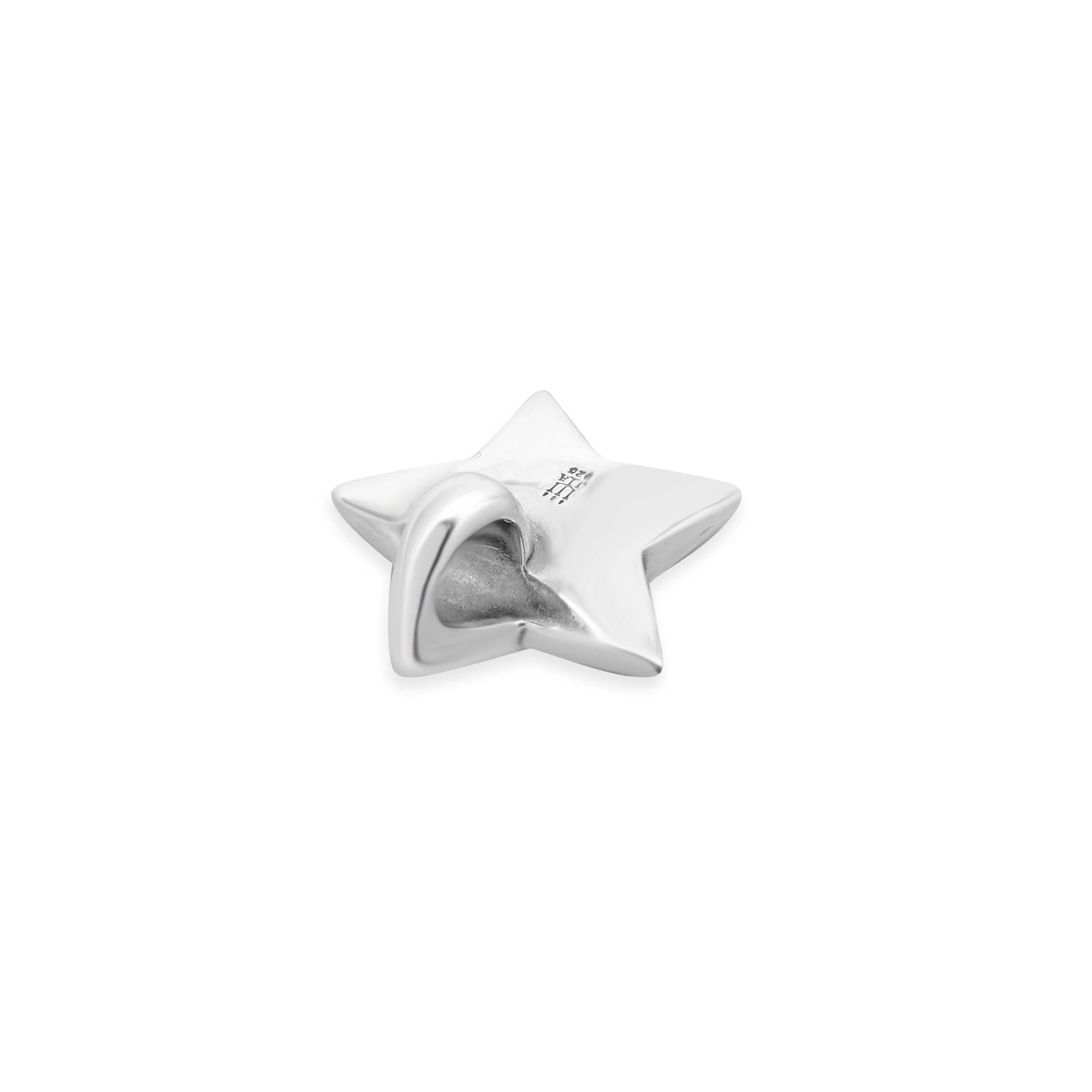 James Avery Sterling Silver Puffed Star Pendant - Image 4