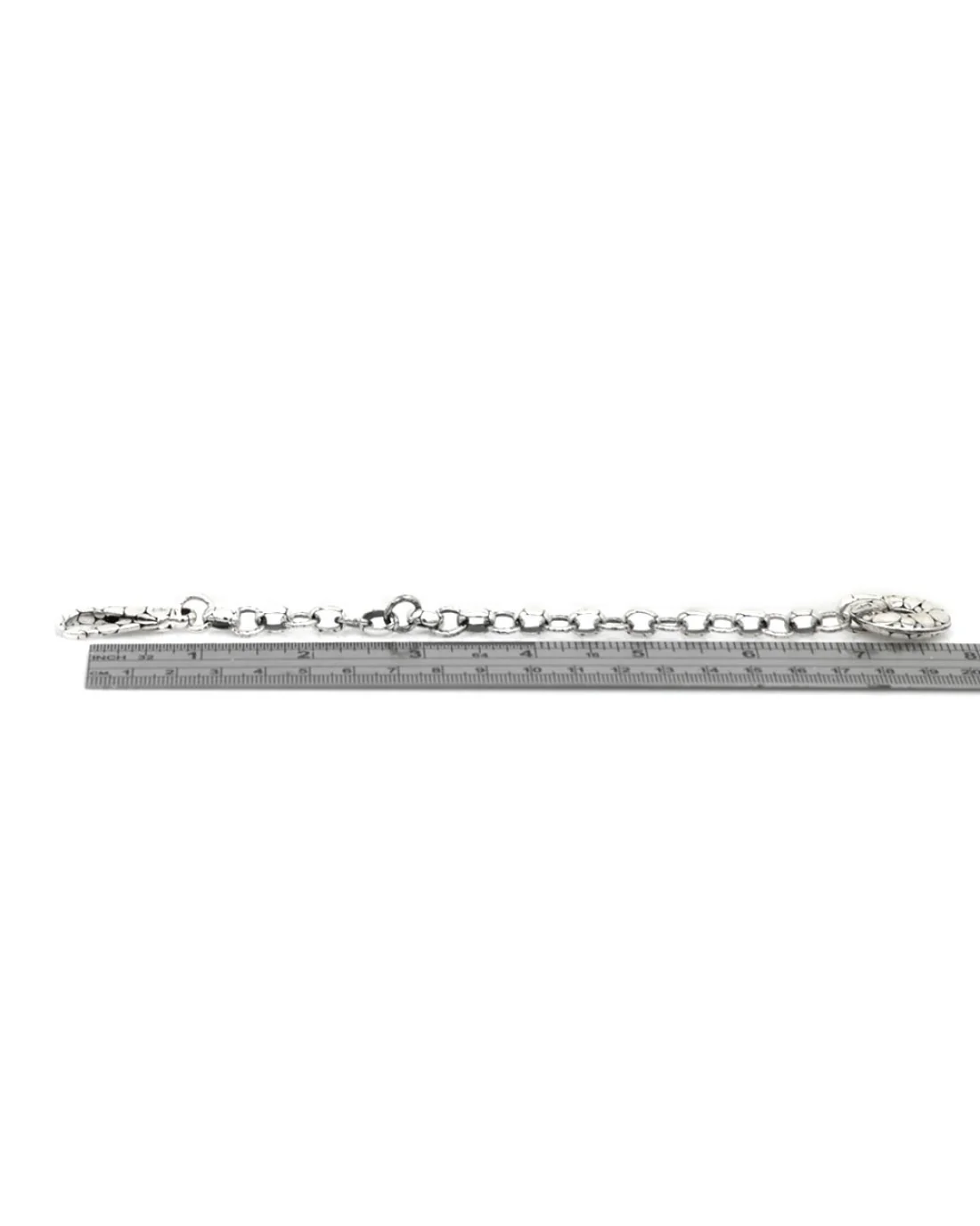 John Hardy Kali Pebble Collection Chain Bracelet with Donut Toggle in Sterling Silver - Image 3
