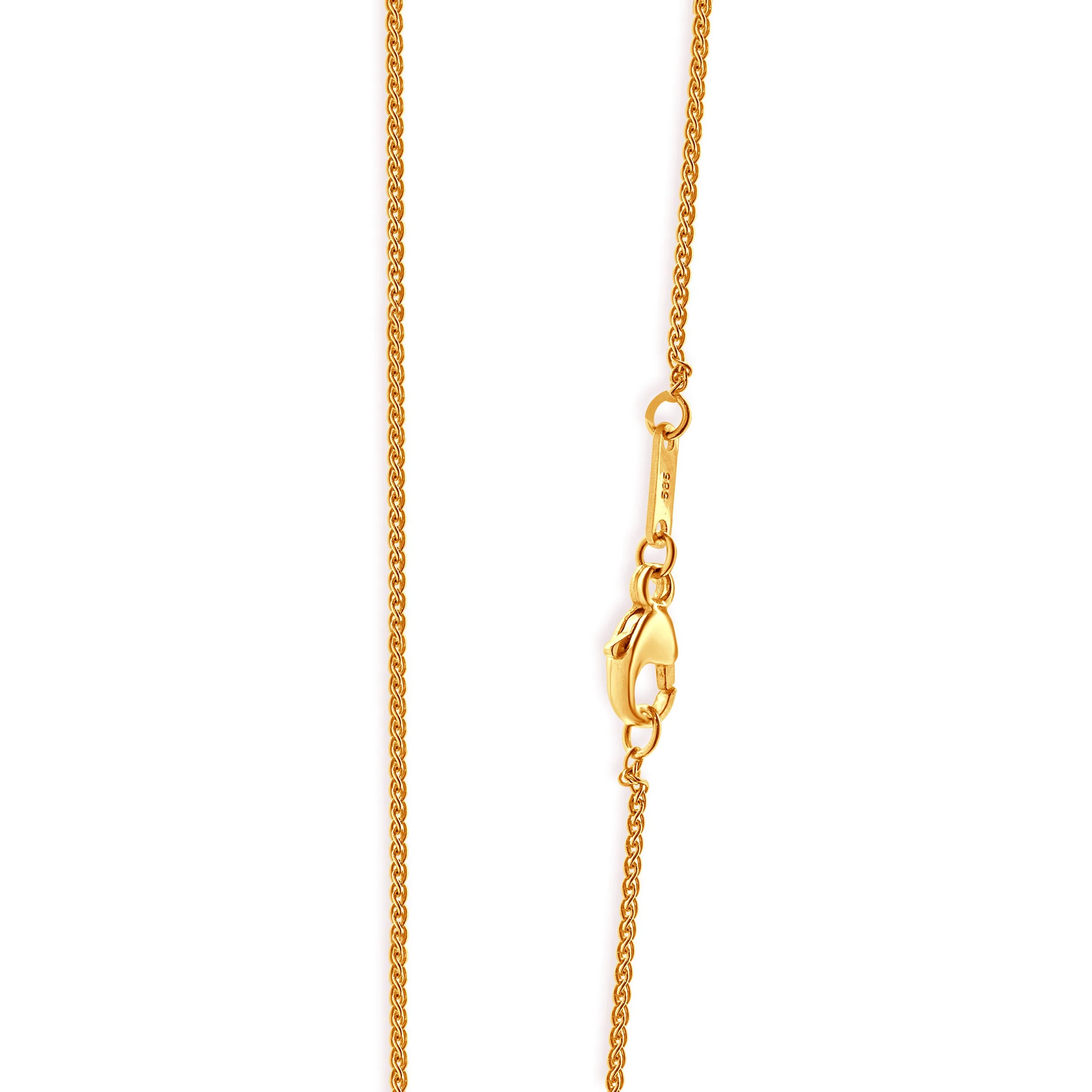 Kabana 14 Karat Rose Gold Mother of Pearl, Spiny Oyster & Diamond Necklace - Image 4