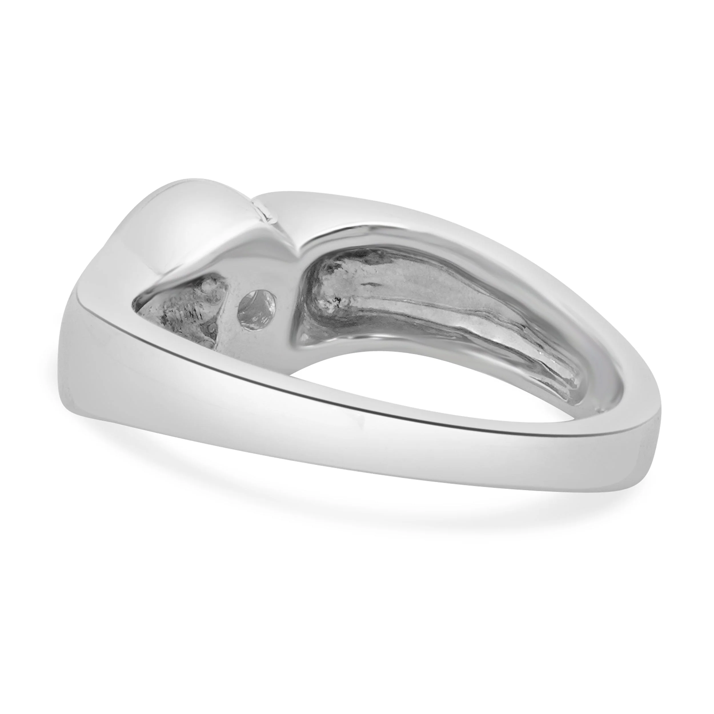 Kabana 14 Karat White Gold Round Brilliant Cut Diamond Engagement Ring - Image 4