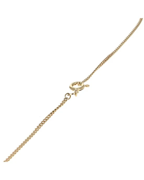 Large Diamond Heart Necklace in Yellow Gold - Image 2