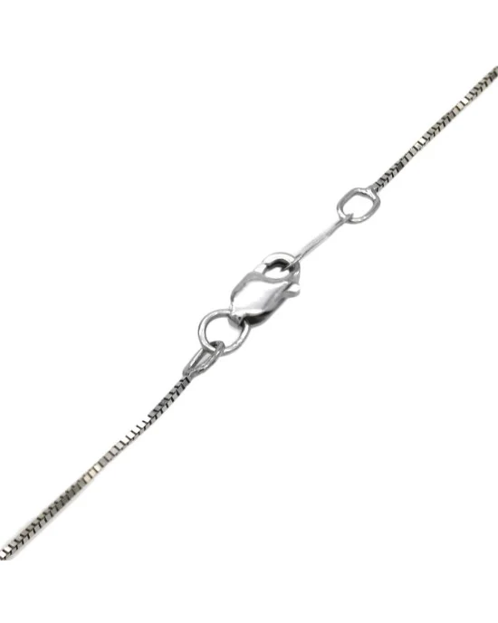 Lavender Star Sapphire and Diamond Drop Necklace in White Gold - Image 2