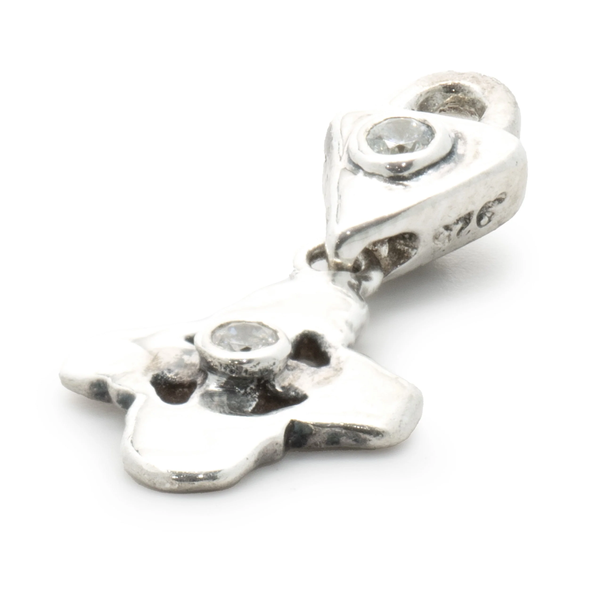 Lee Brevard Sterling Silver Double Maltese Cross Charm - Image 2