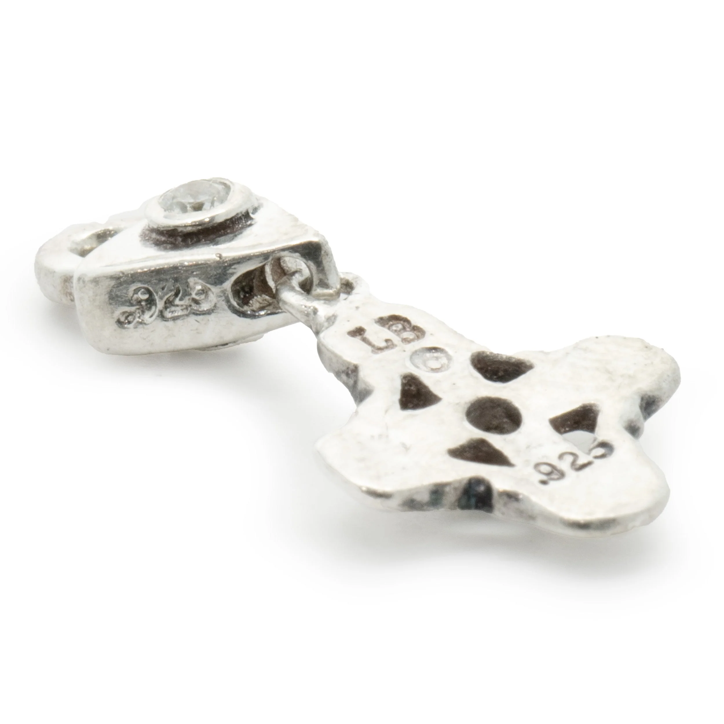 Lee Brevard Sterling Silver Double Maltese Cross Charm - Image 4