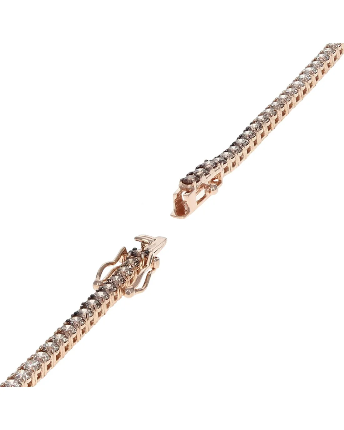 LeVian Diamond Inline Bracelet in Rose Gold - Image 2