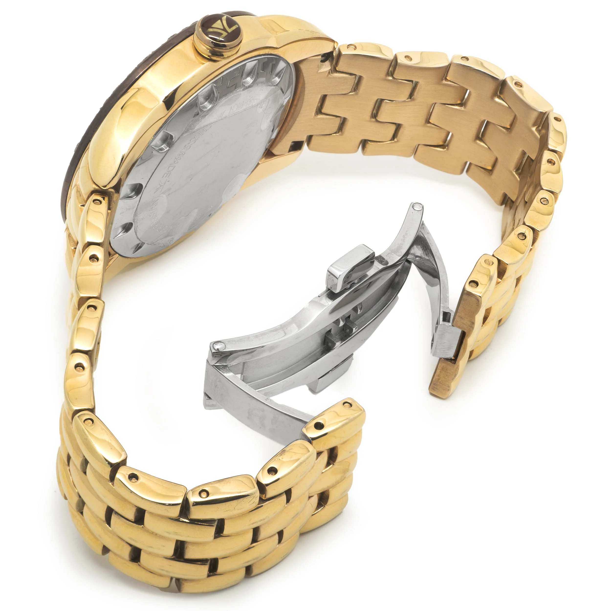 Levian Rose Plated Chocolate Diamond Ladies Watch - Image 4