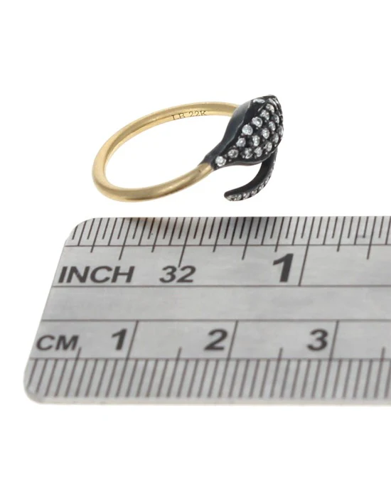 Lika Behar Diamond Snake Ring - Image 3
