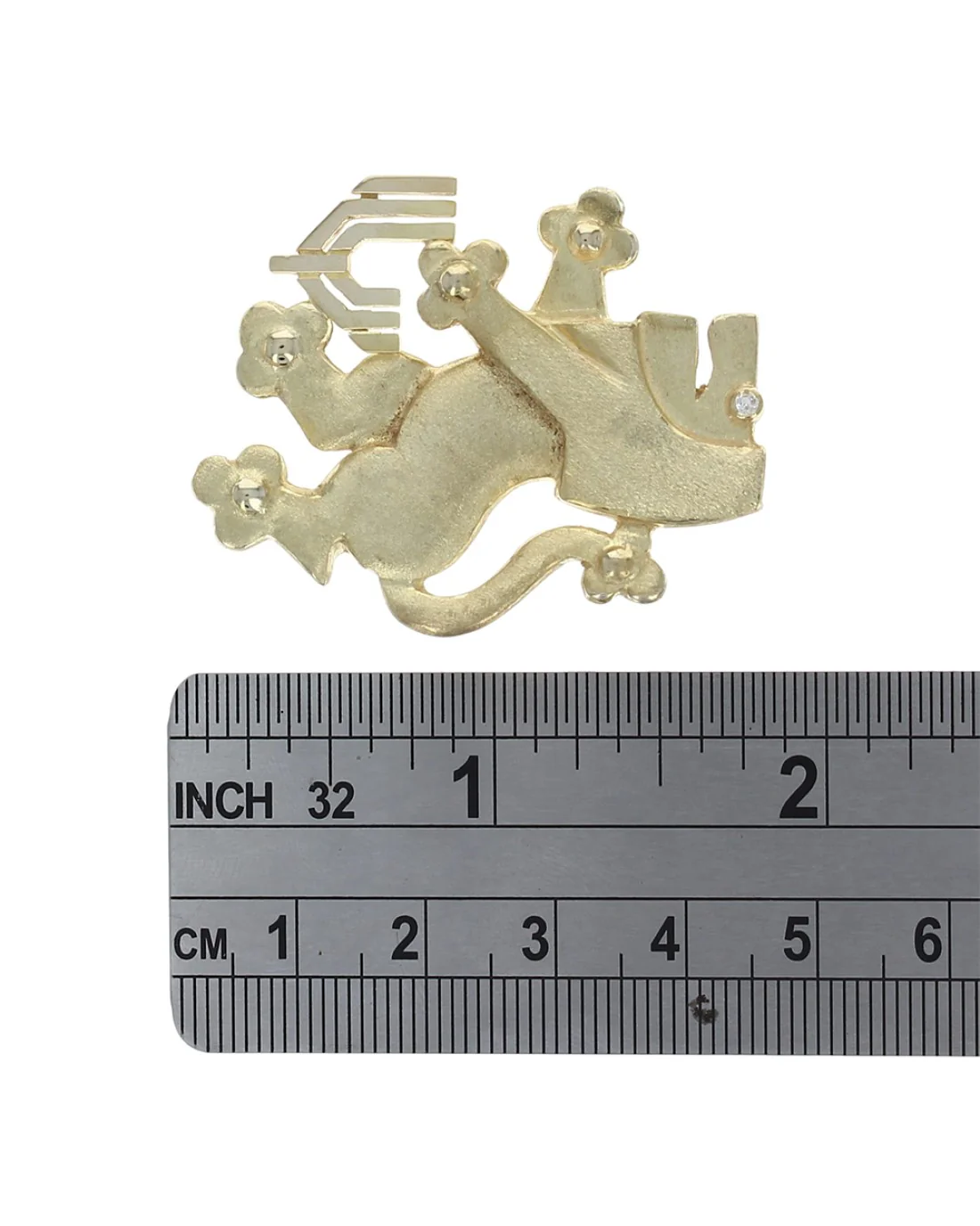Lion of Judah Brooch/Pendant in Gold - Image 3