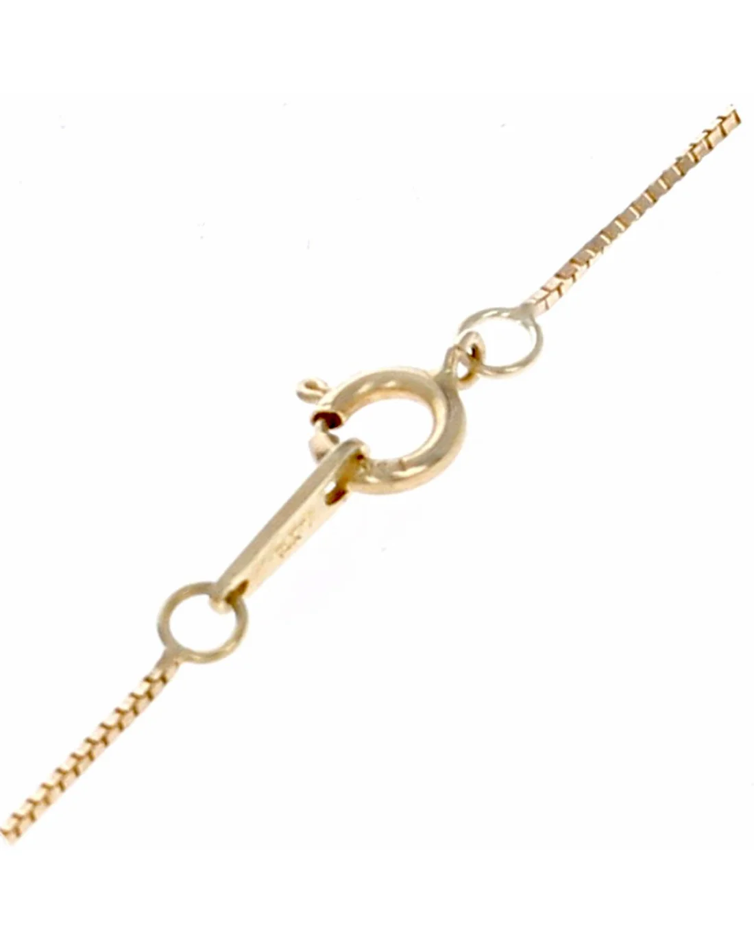 Malaysian Garnet Solitaire Diamond Accent Necklace - Image 2