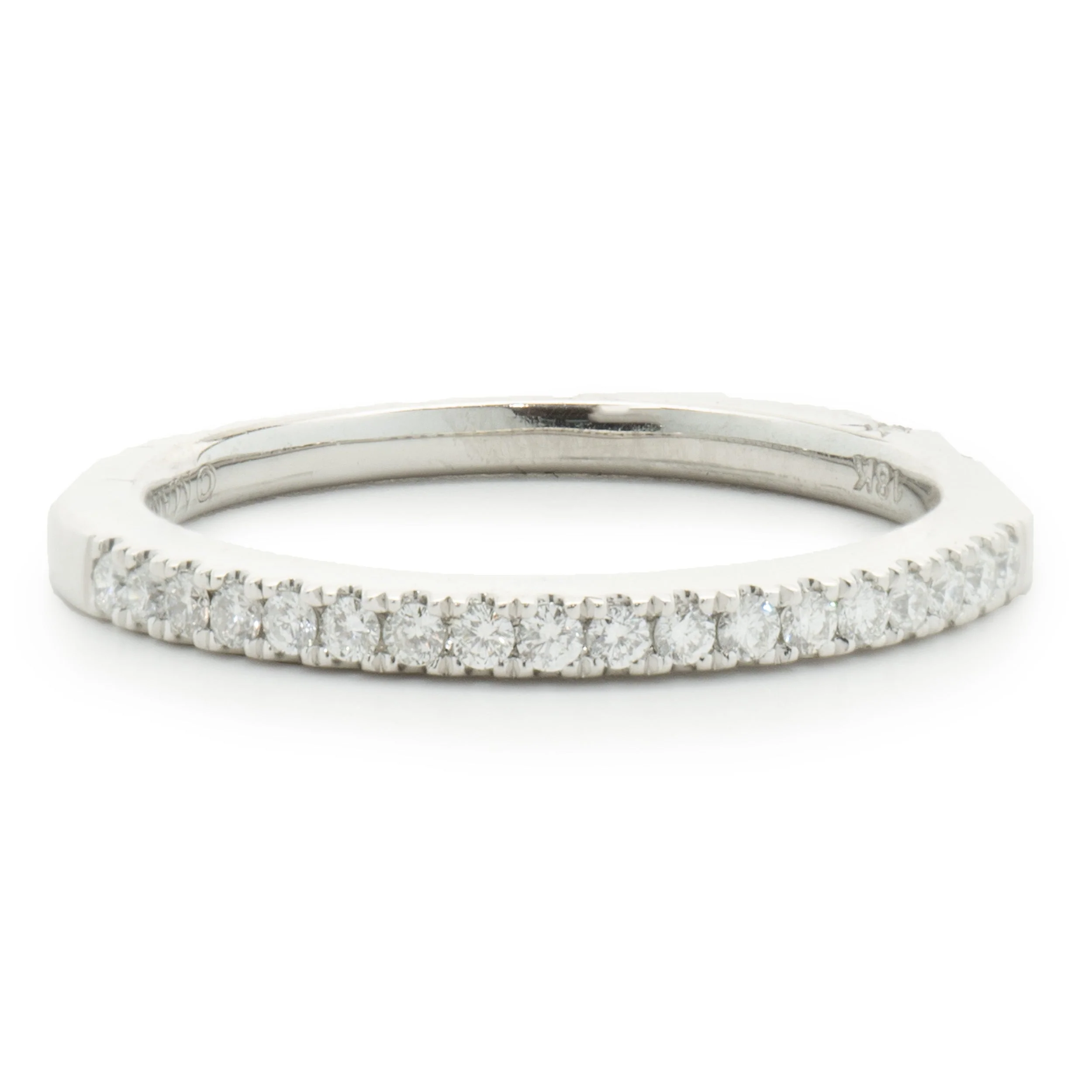Marchesa 18 Karat White Gold Diamond Band