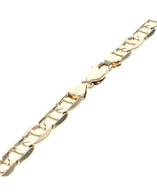 Mariner Link Chain Necklace in Yellow Gold - Image 2