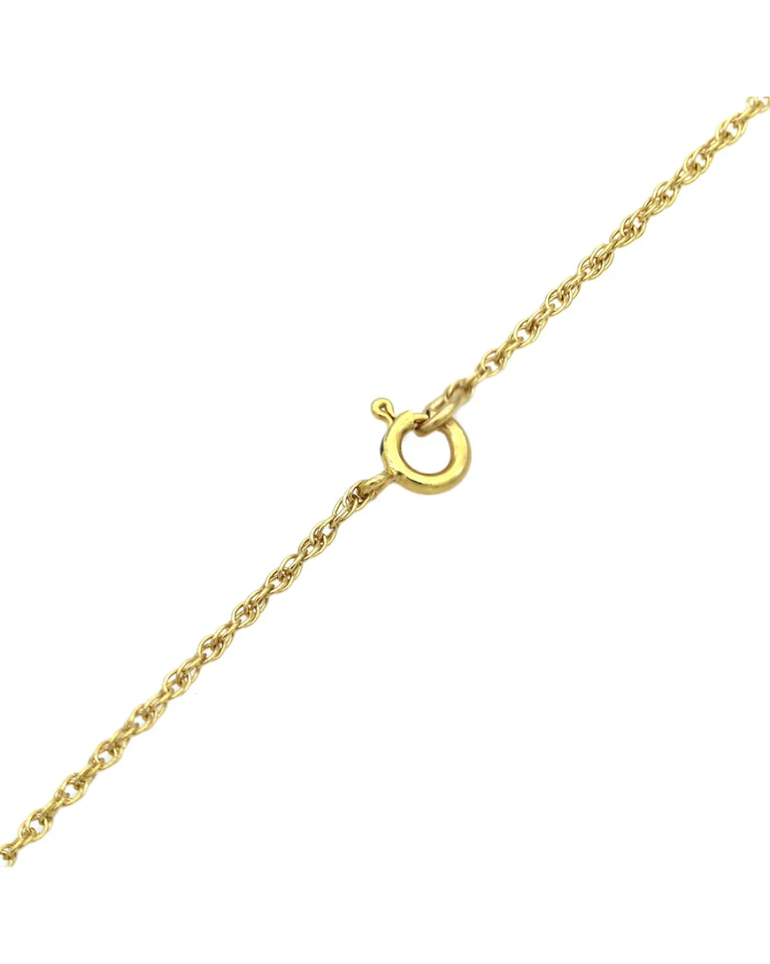 Marquise Shaped Opal Drop on Lace Chain Necklace - Image 2