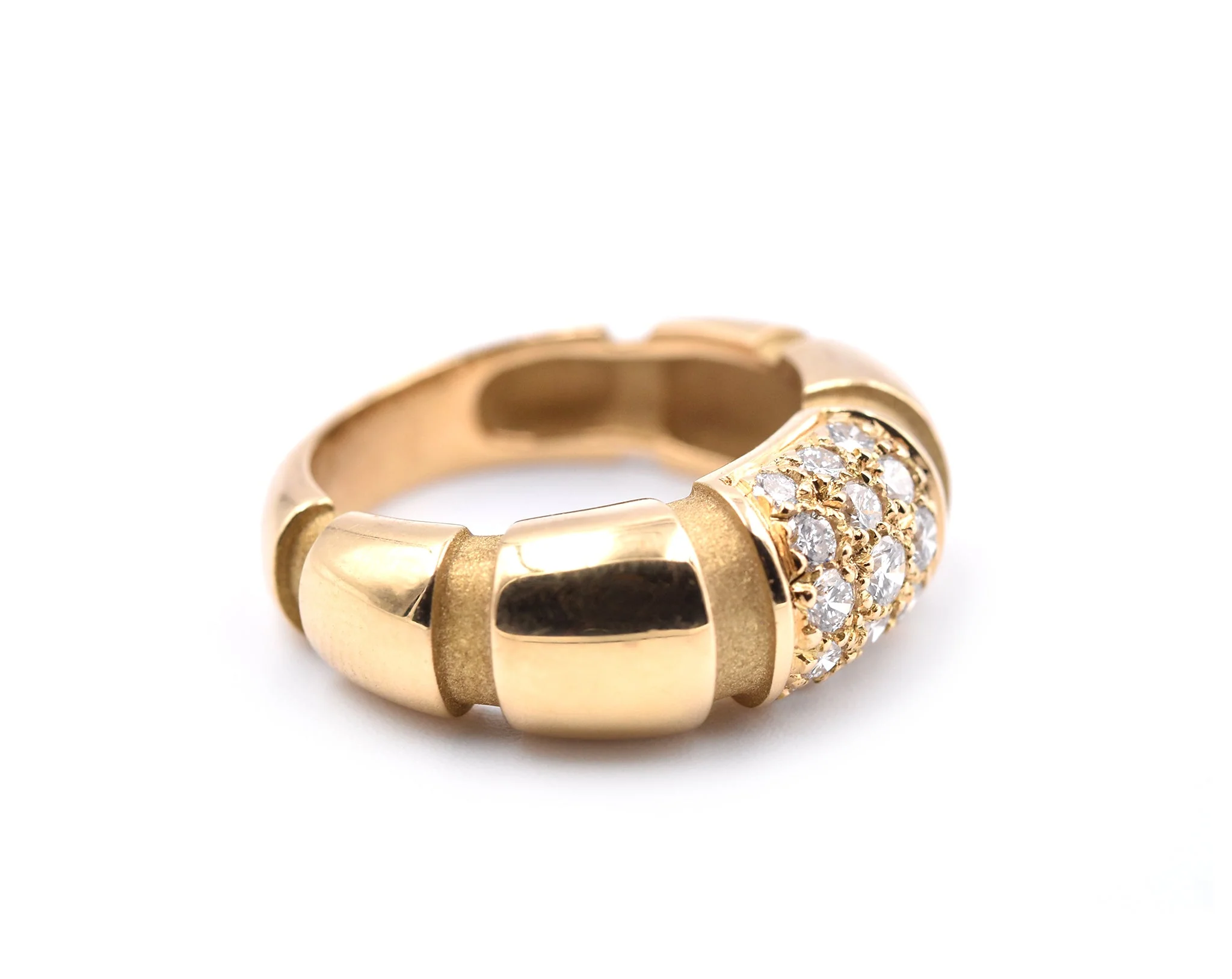 Mauboussin 18k Yellow Gold Diamond Band - Image 2