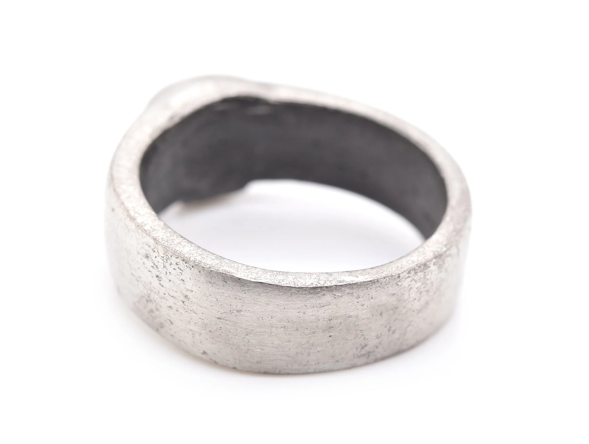 Men's Sterling Silver Skull Ring - Image 4