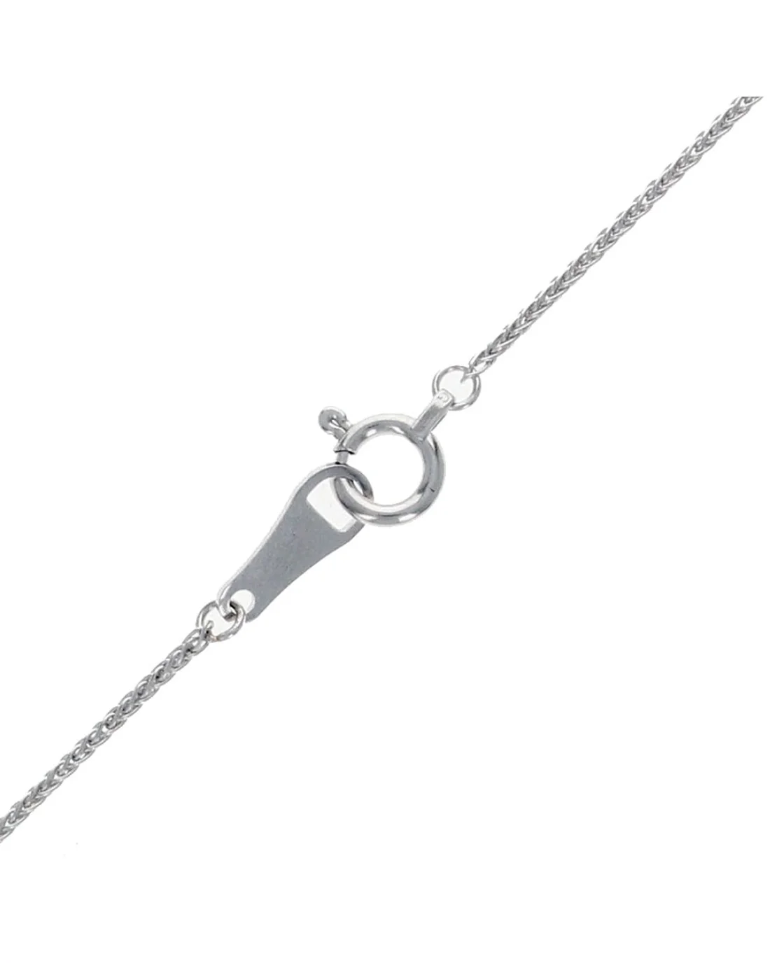 Micro Pave Diamond Shield Style Drop Necklace - Image 2