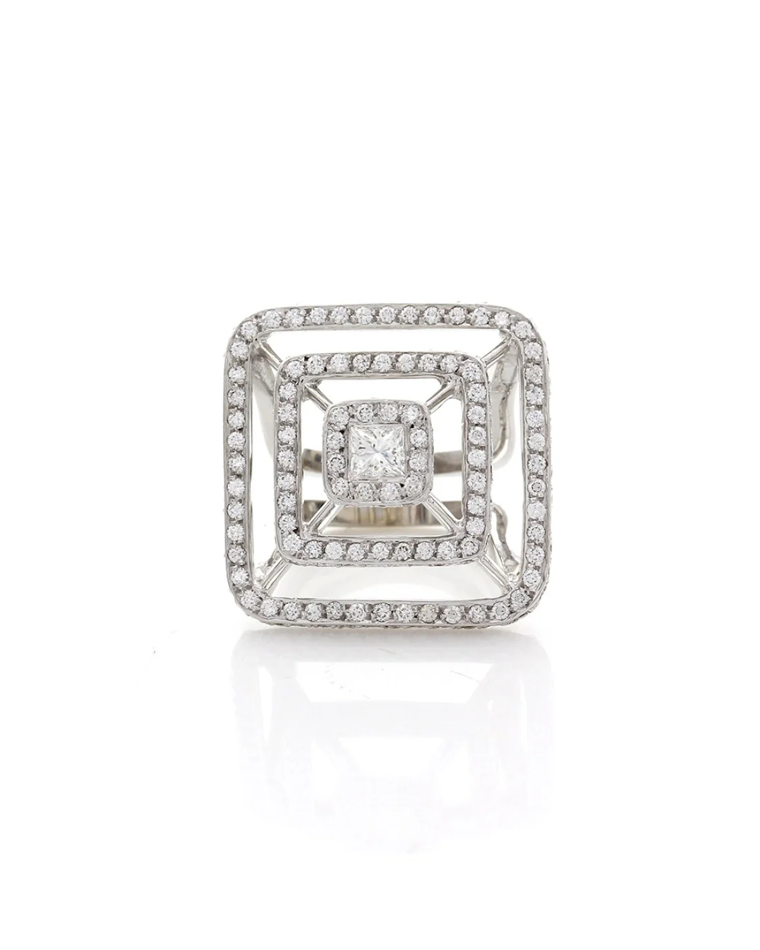 Mimi So Diamond Pyramid Ring - Image 2