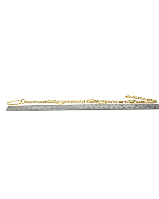 Mimi So Diamond Station Circle Link Necklace - Image 3