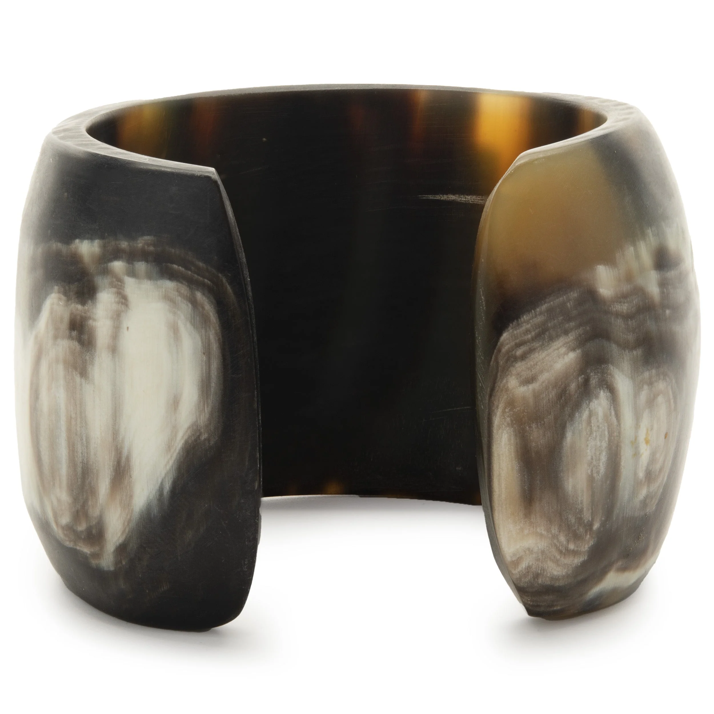Mocha Acrylic Cuff Bracelet - Image 3