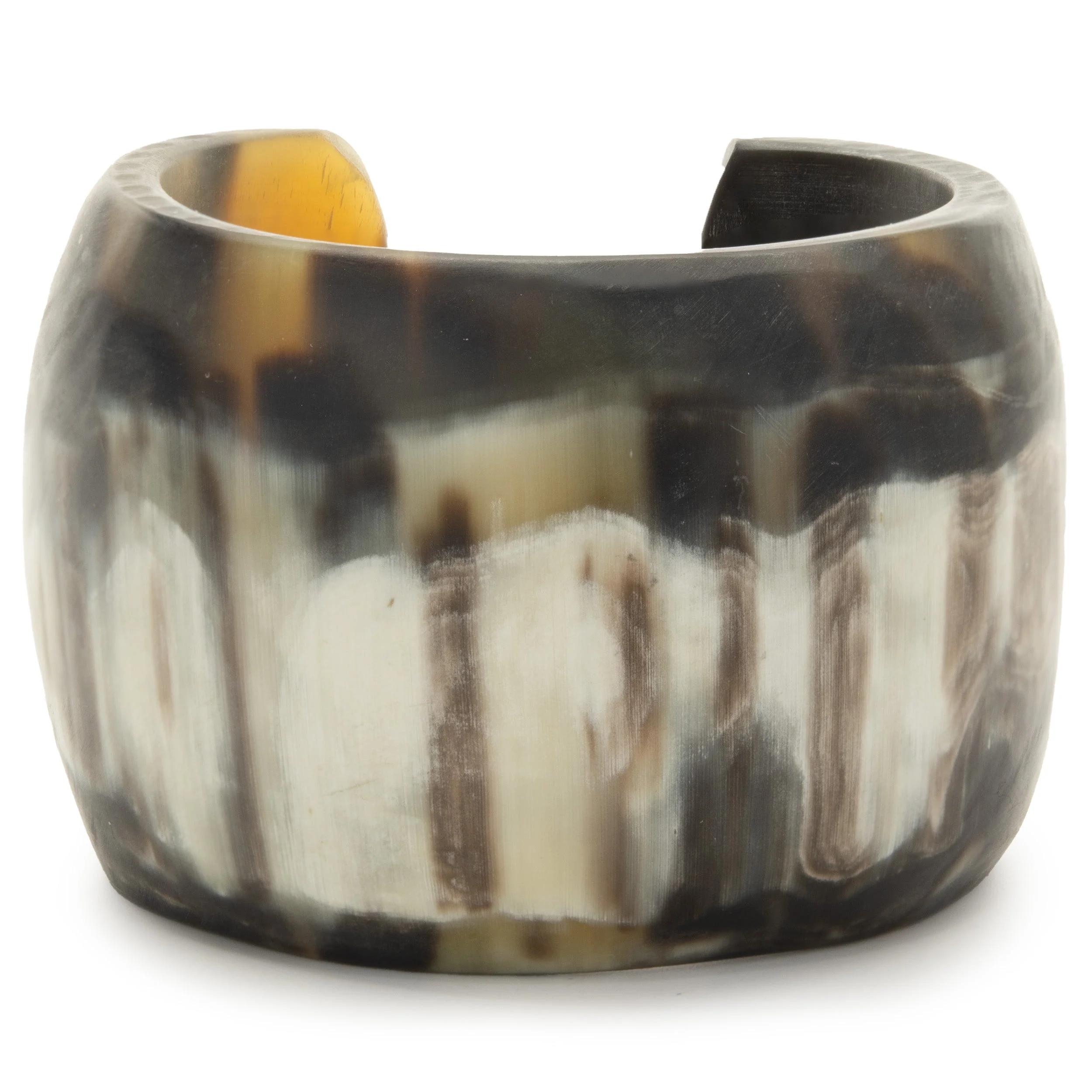 Mocha Acrylic Cuff Bracelet - Image 4