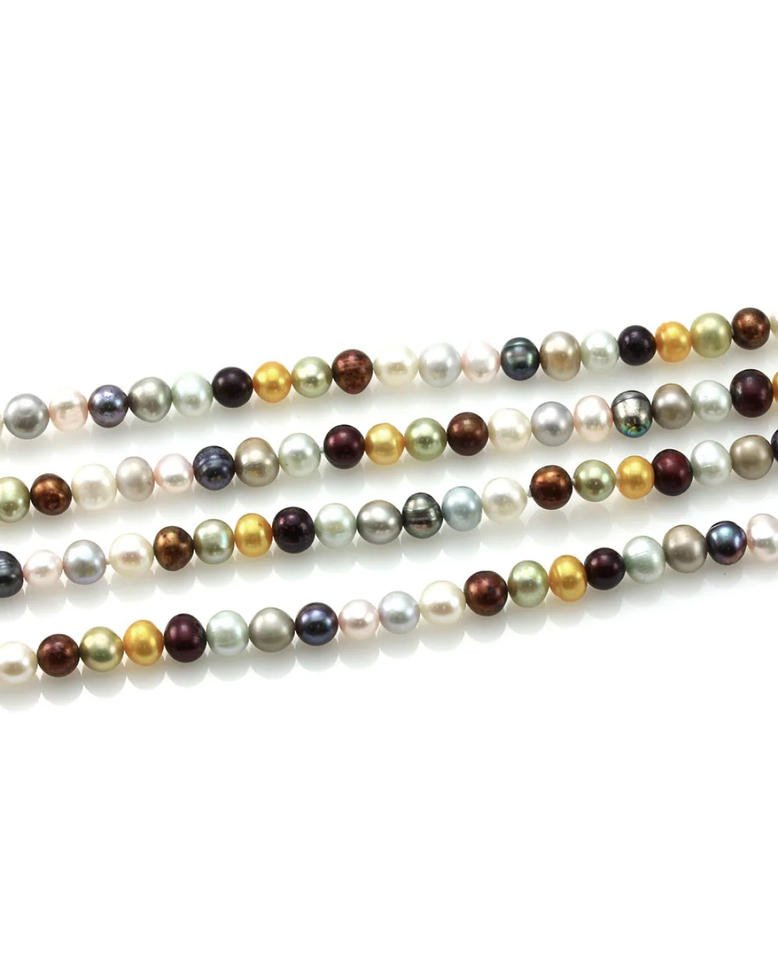 Multi-Color Freshwater Pearl Necklace - Image 2