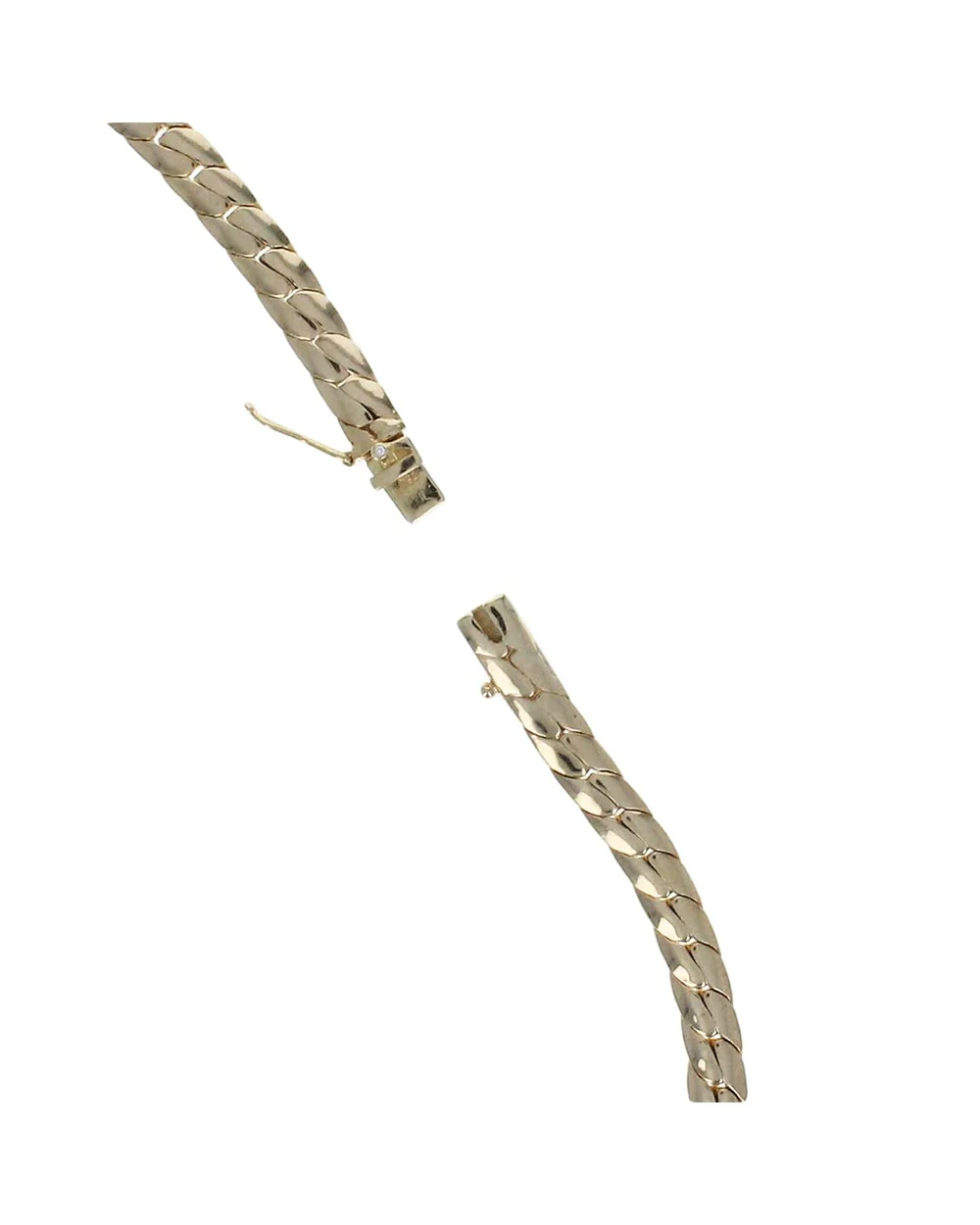 Multi Color South Sea Pearl and Diamond Swirl Necklace - Image 2