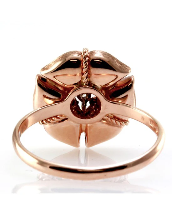 Nanis Amarcord Collection Diamond Solitaire Flower Ring - Image 6
