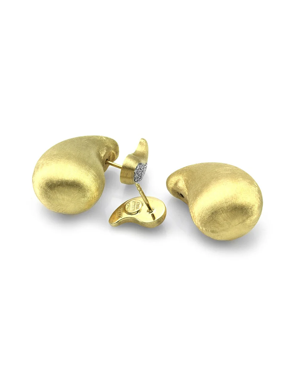 Nanis Cachemire Pave Diamond Earrings in Gold - Image 2