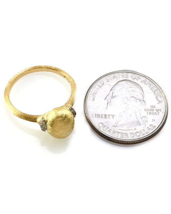 Nanis Dancing in the Rain Collection Pave Diamond Accents Ring in 18K Gold - Image 7