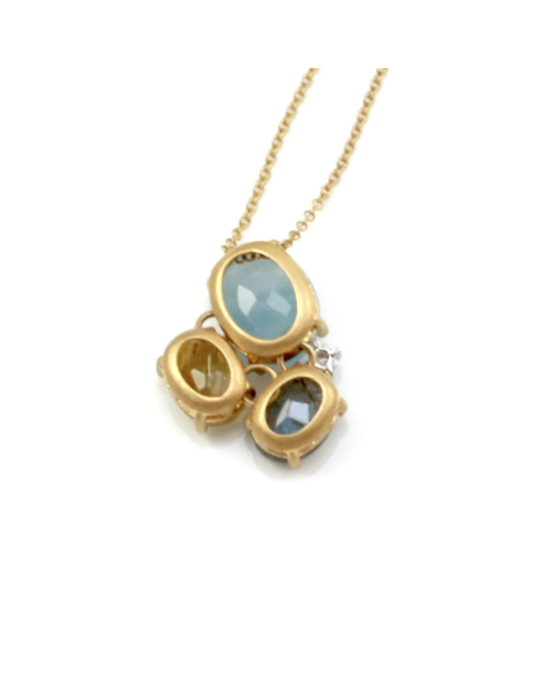 Nanis Ipanema Collection Multi Color Gemstone & Diamond Necklace - Image 6