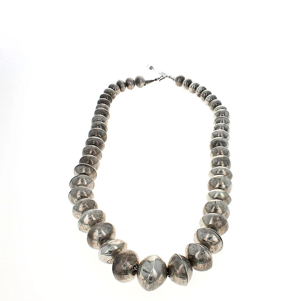 Navajo Betty Joe Sterling Silver Multi-Stone Blossom Necklace