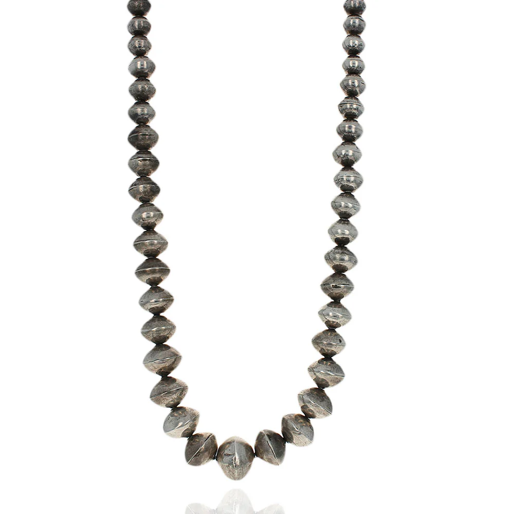 Navajo Betty Joe Sterling Silver Multi-Stone Blossom Necklace - Image 3