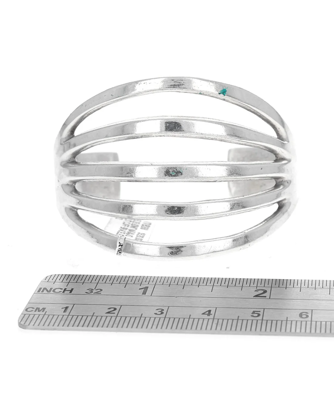 Navajo Katalina Scott Sterling Silver Cuff Bracelet - Image 3