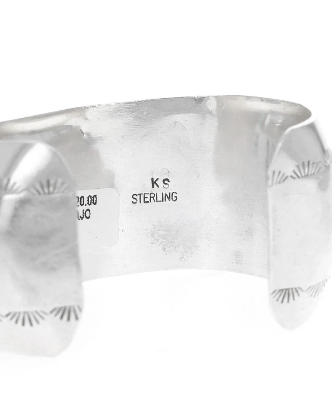 Navajo Katalina Scott Sterling Silver Cuff Bracelet - Image 2