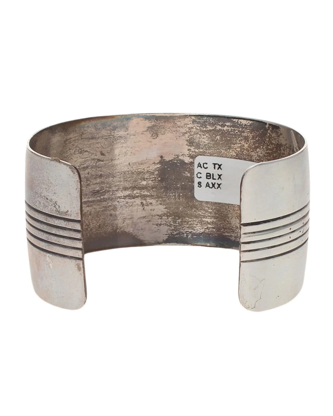 Navajo Sterling Silver Cuff Bracelet - Image 3