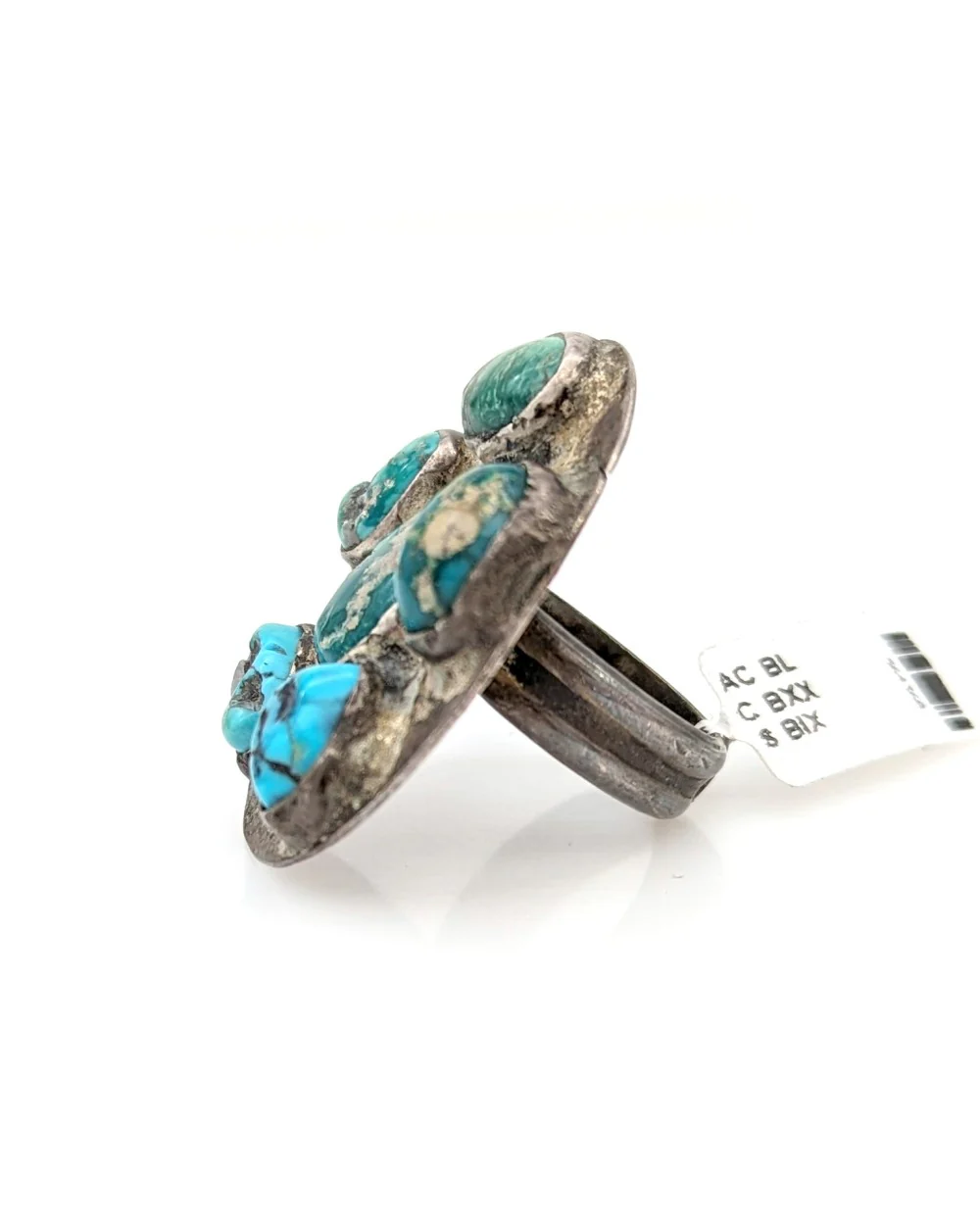 Navajo Sterling Silver & Turquoise Ring - Image 3