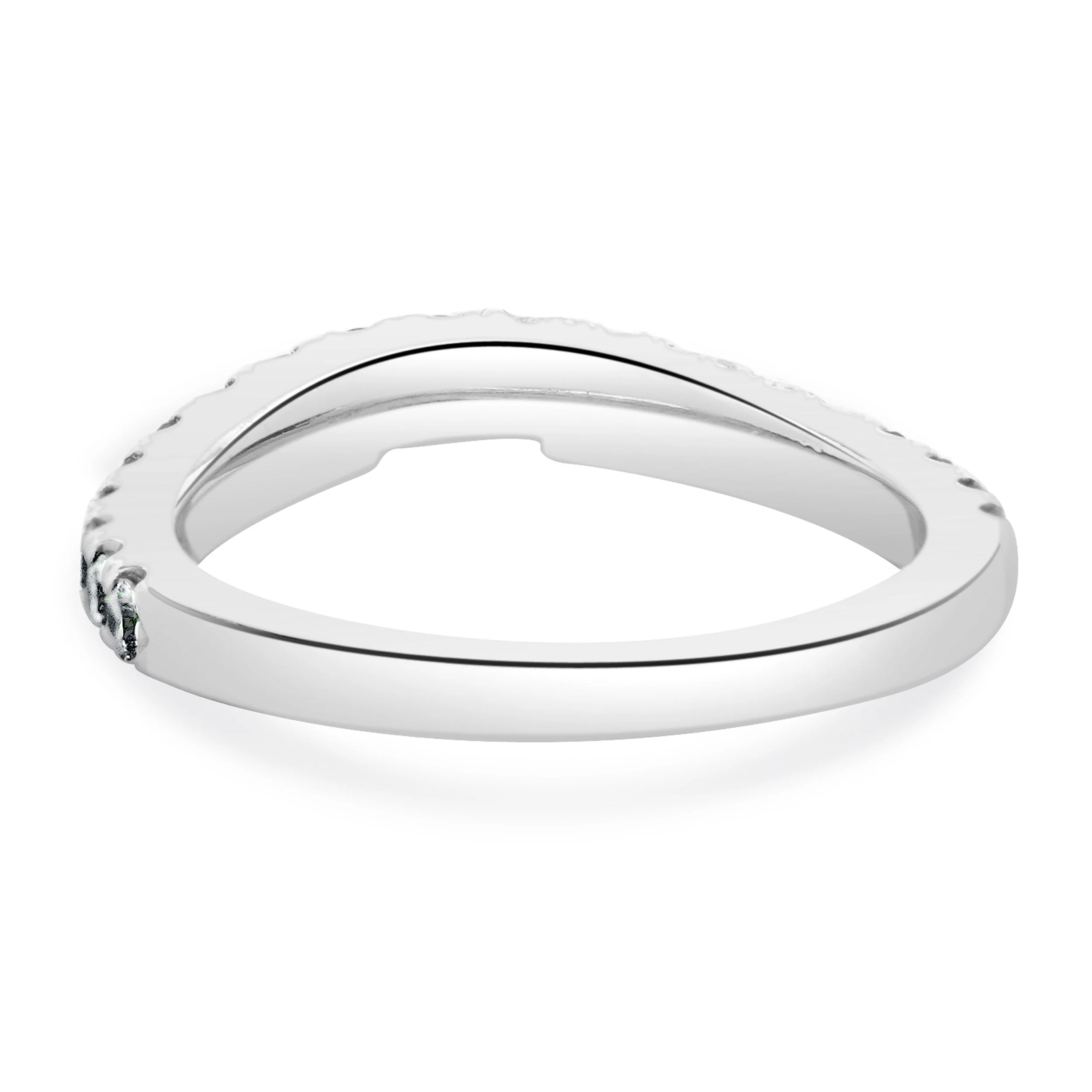 Neil Lane 14 Karat White Gold Diamond Contour Band - Image 3