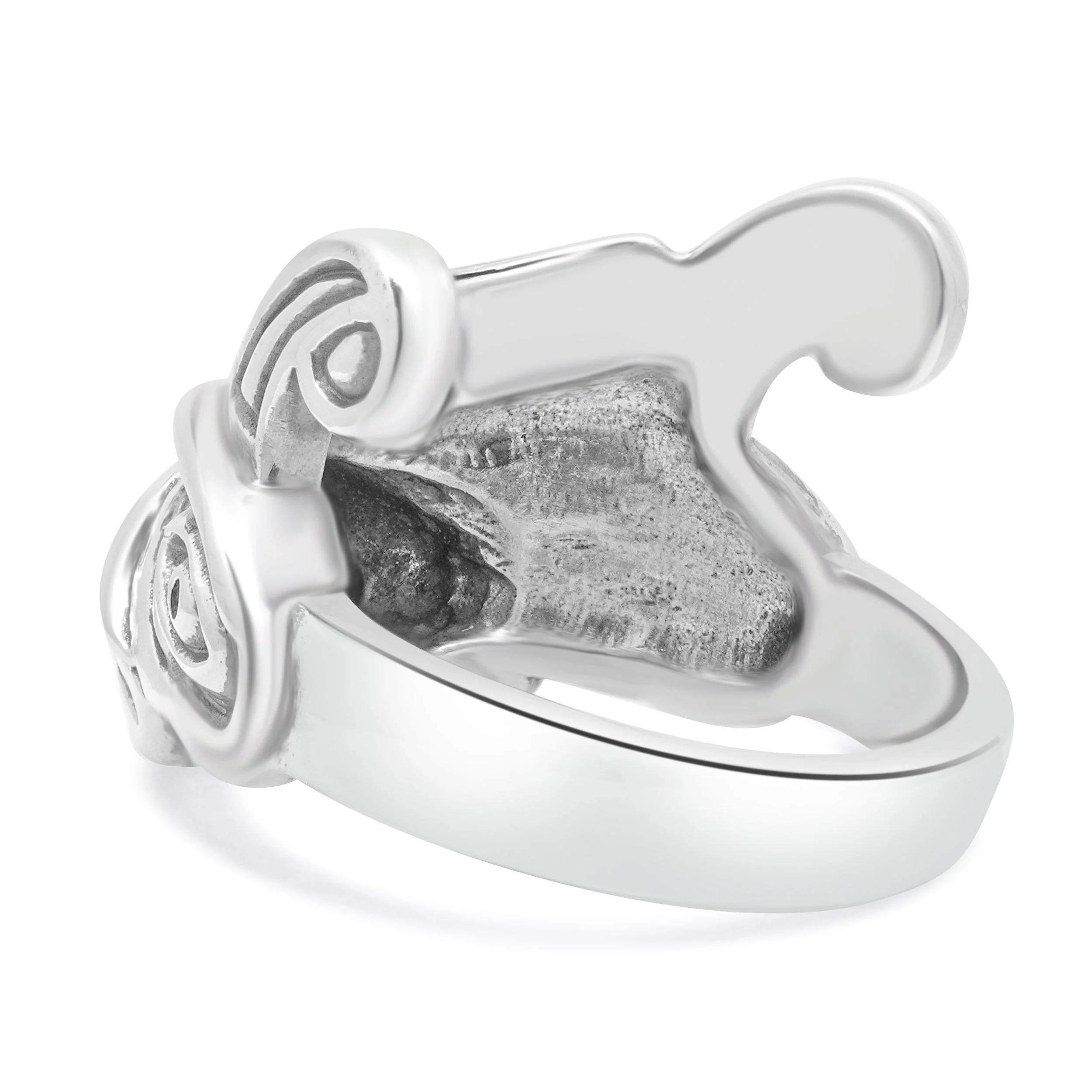 Nightrider Sterling Silver Hawk Ring - Image 3