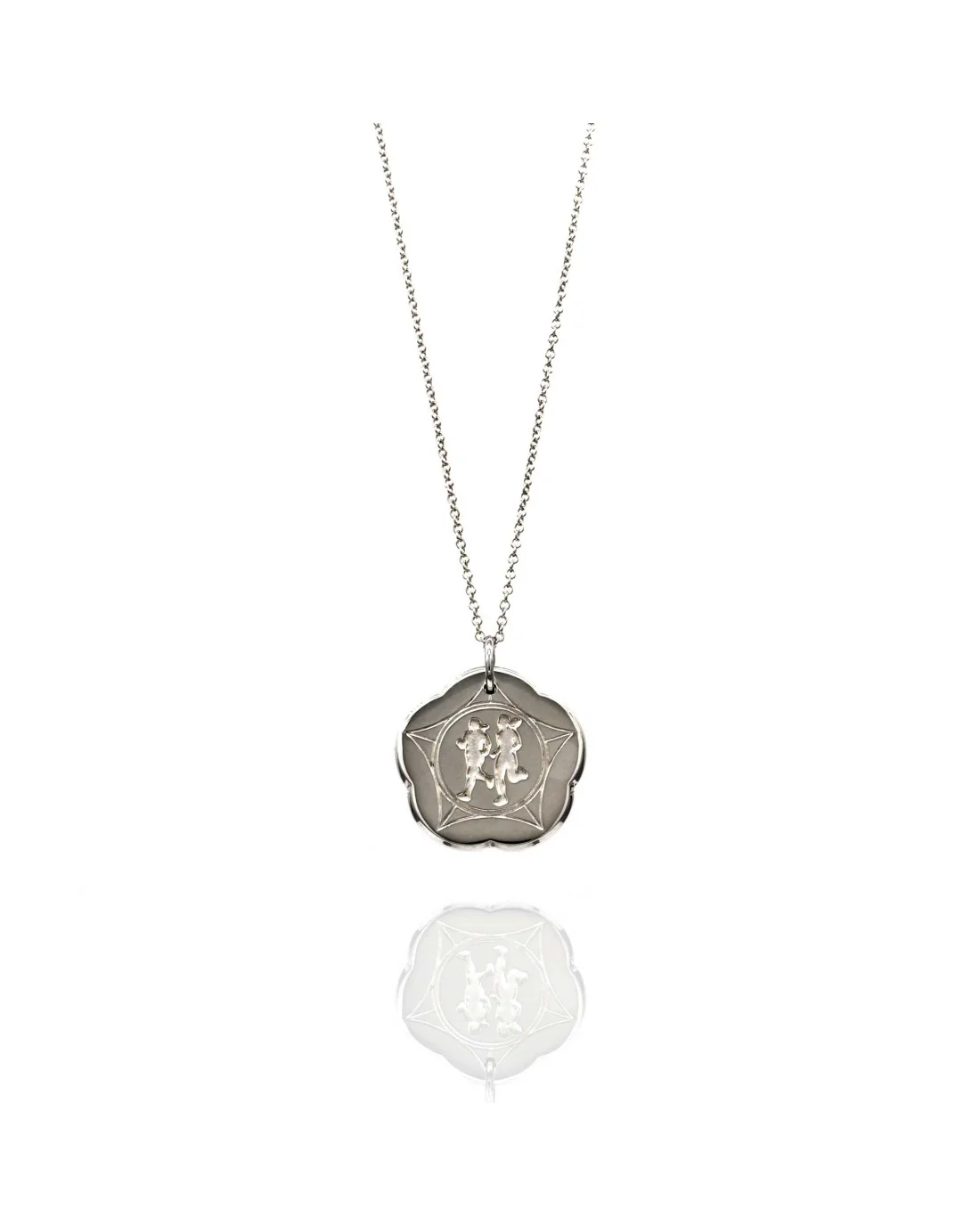 Nike San Fran Marathon Necklace in Silver