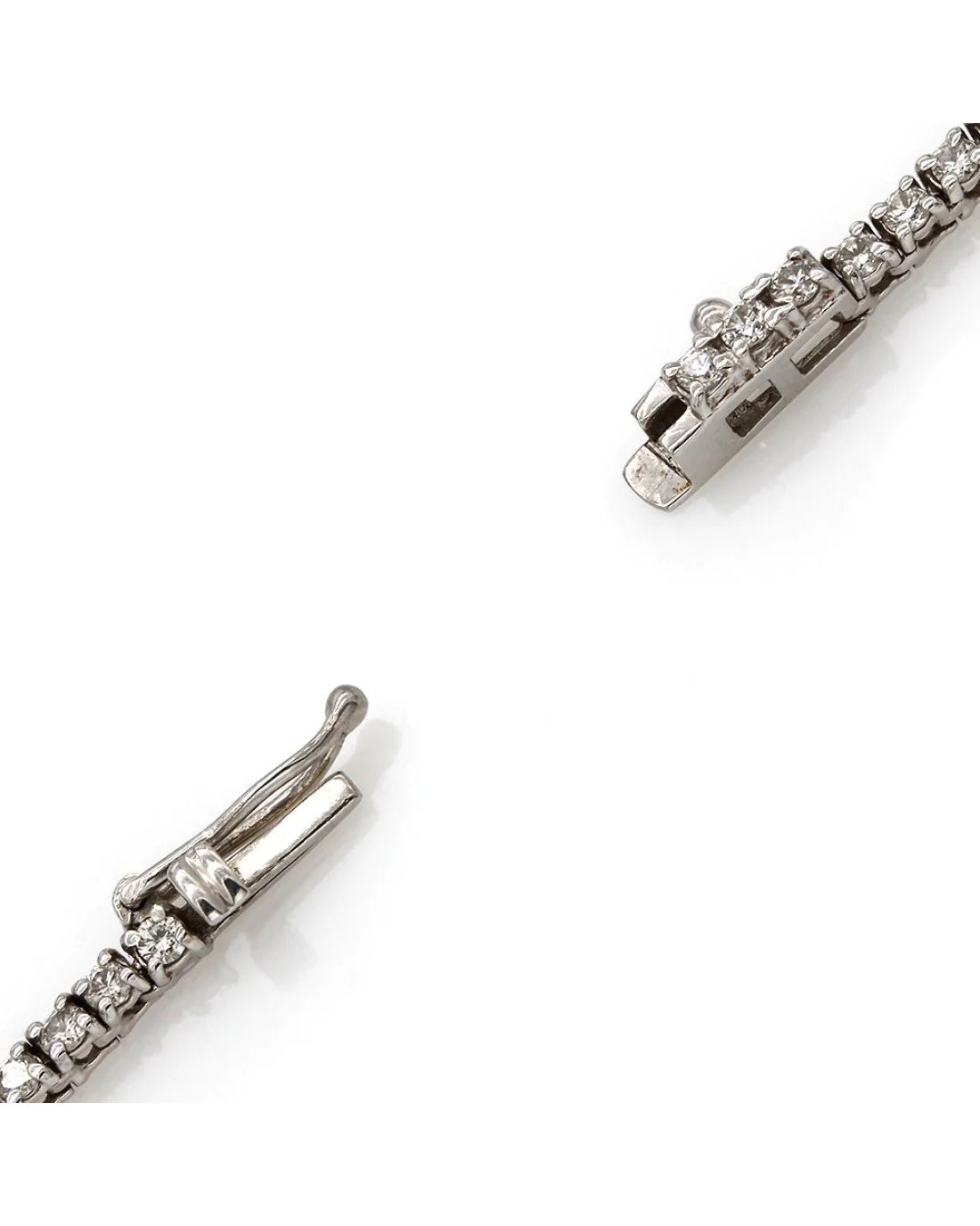 Norman Covan Diamond Inline Necklace in Gold - Image 2