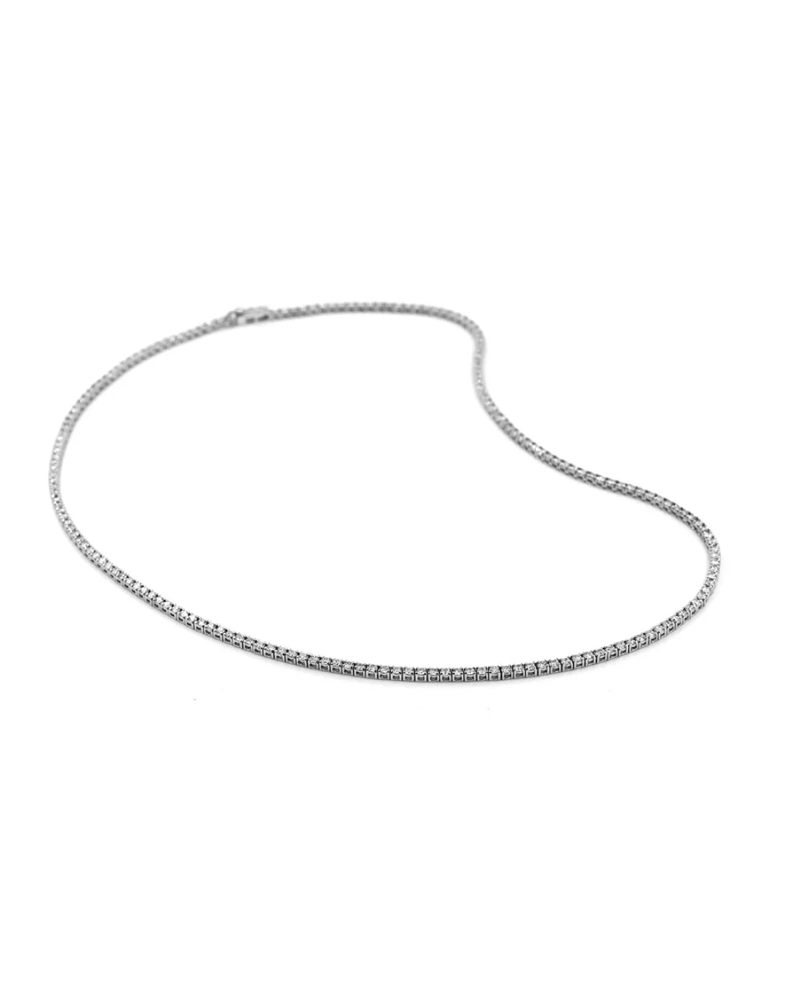Norman Covan Diamond Line Necklace in Gold - Image 2