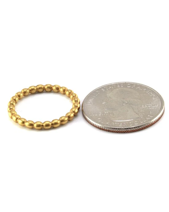 Norman Covan Scalloped Gold Eternity Band - Image 3