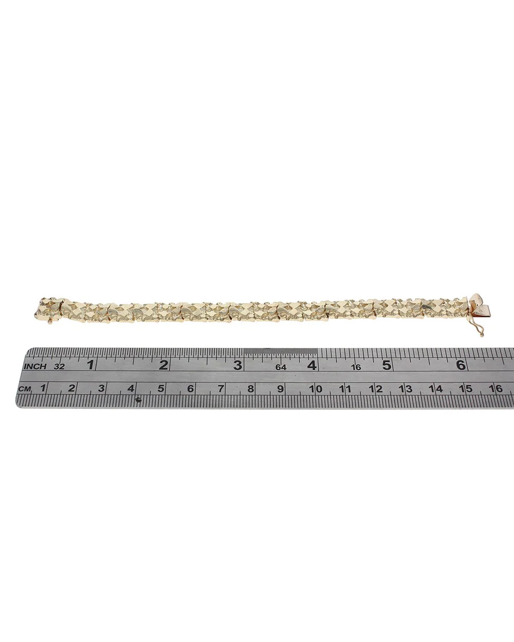 Nugget Style Bracelet in 14K Yellow Gold - Image 3