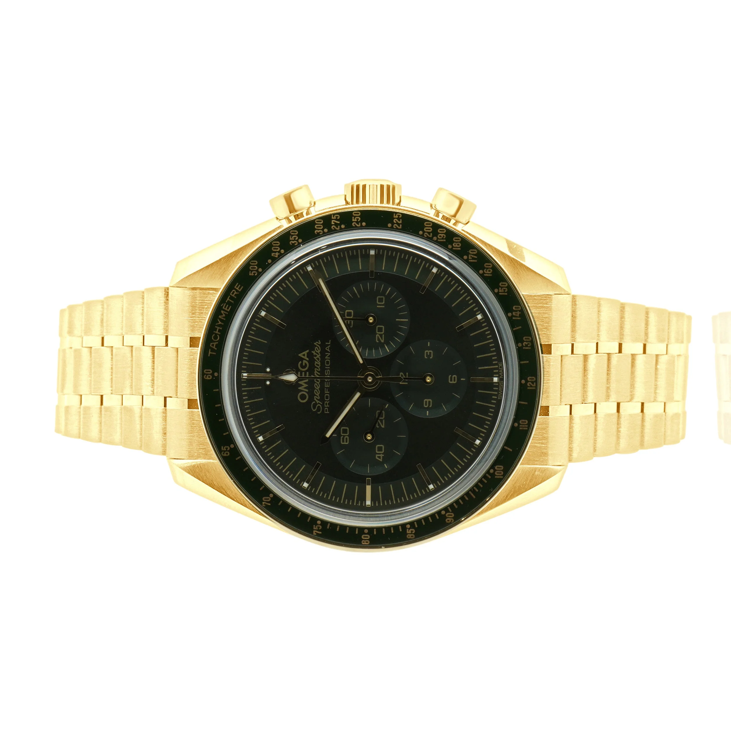 Omega 18 Karat Yellow Gold Speedmaster Moonwatch “Moonshine Gold” - Image 2