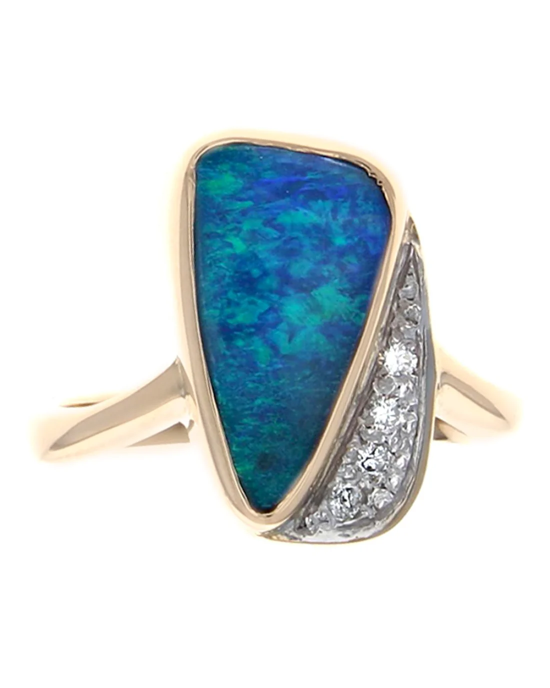 Opal Panel and Diamond Ring - Image 2