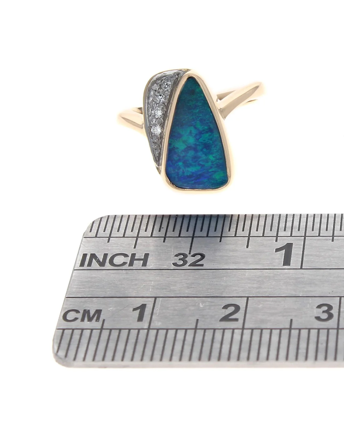 Opal Panel and Diamond Ring - Image 3