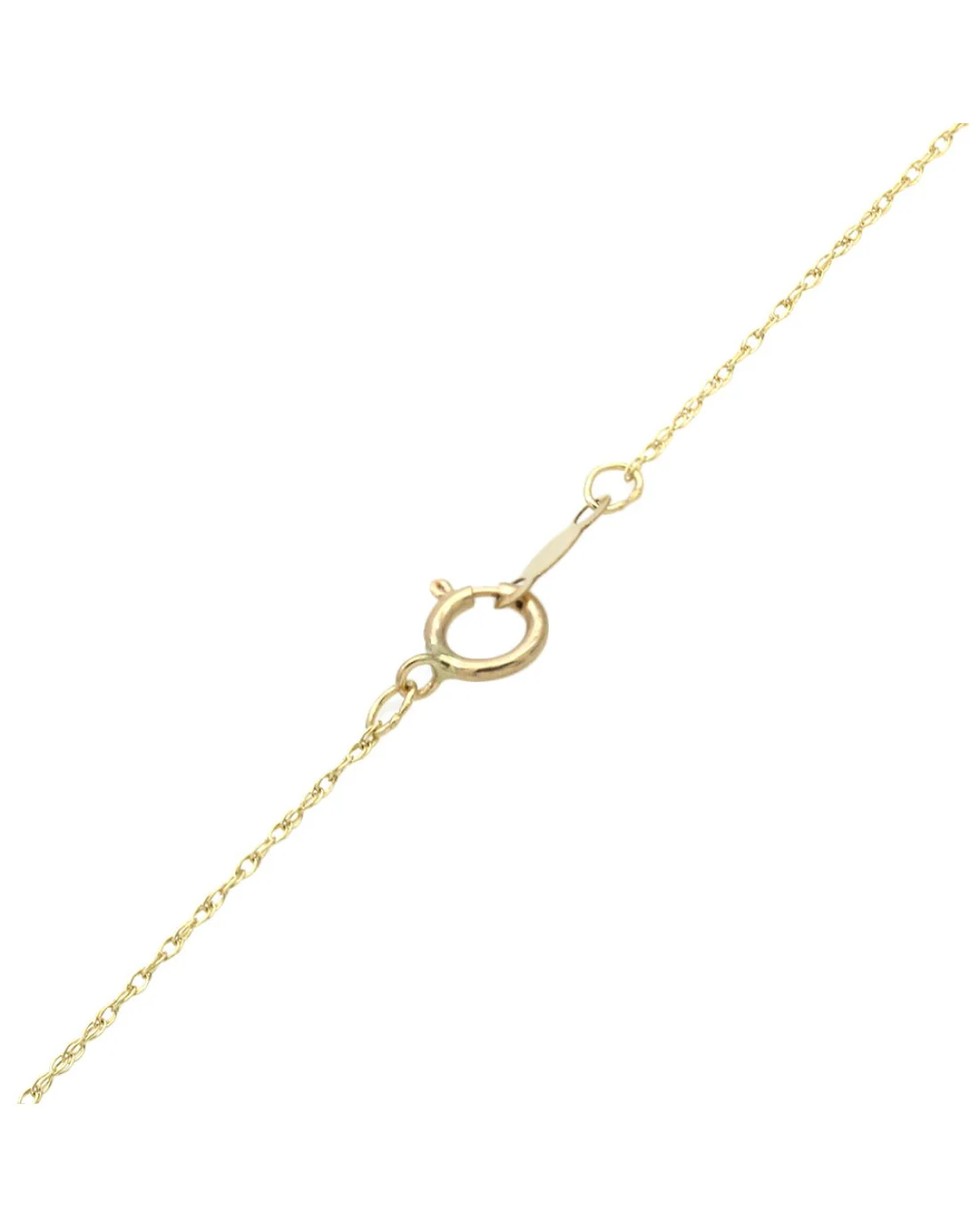 Oval Emerald & Diamond Square Halo Necklace in Yellow Gold - Image 2