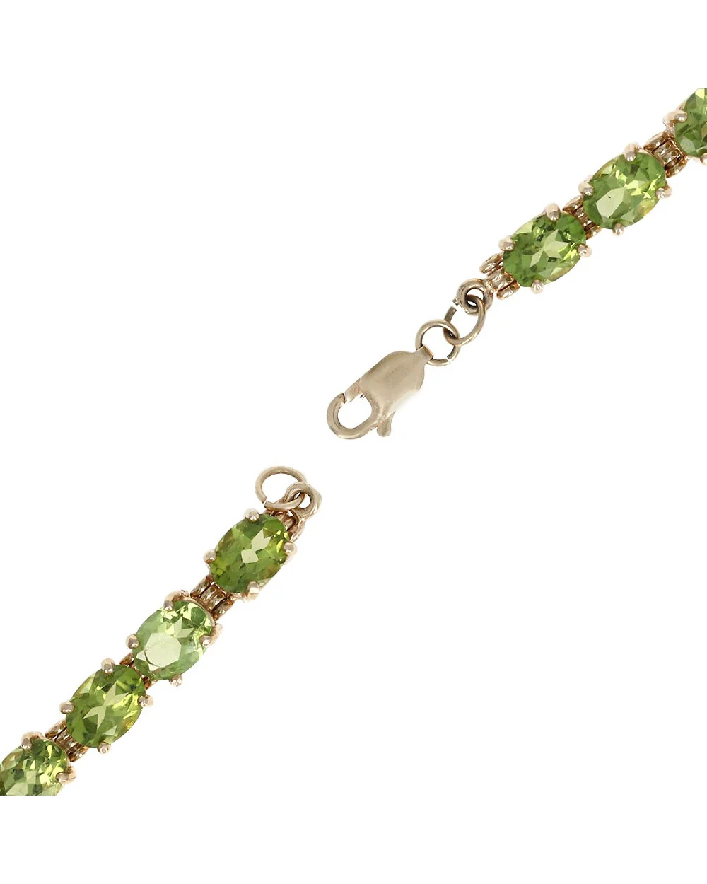 Oval Peridot Inline Bracelet - Image 2