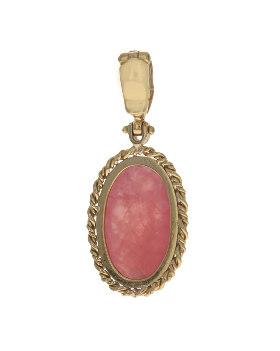 Oval Rhodochrosite  Enhancer Pendant - Image 2