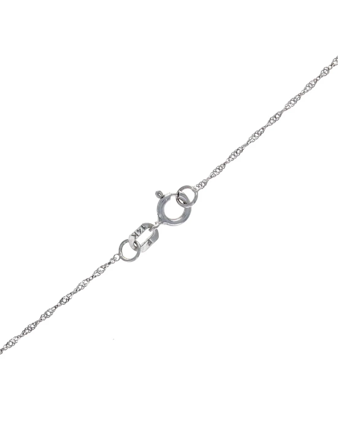 Oval Tanzanite and Round Diamond Drop Necklace - Image 2