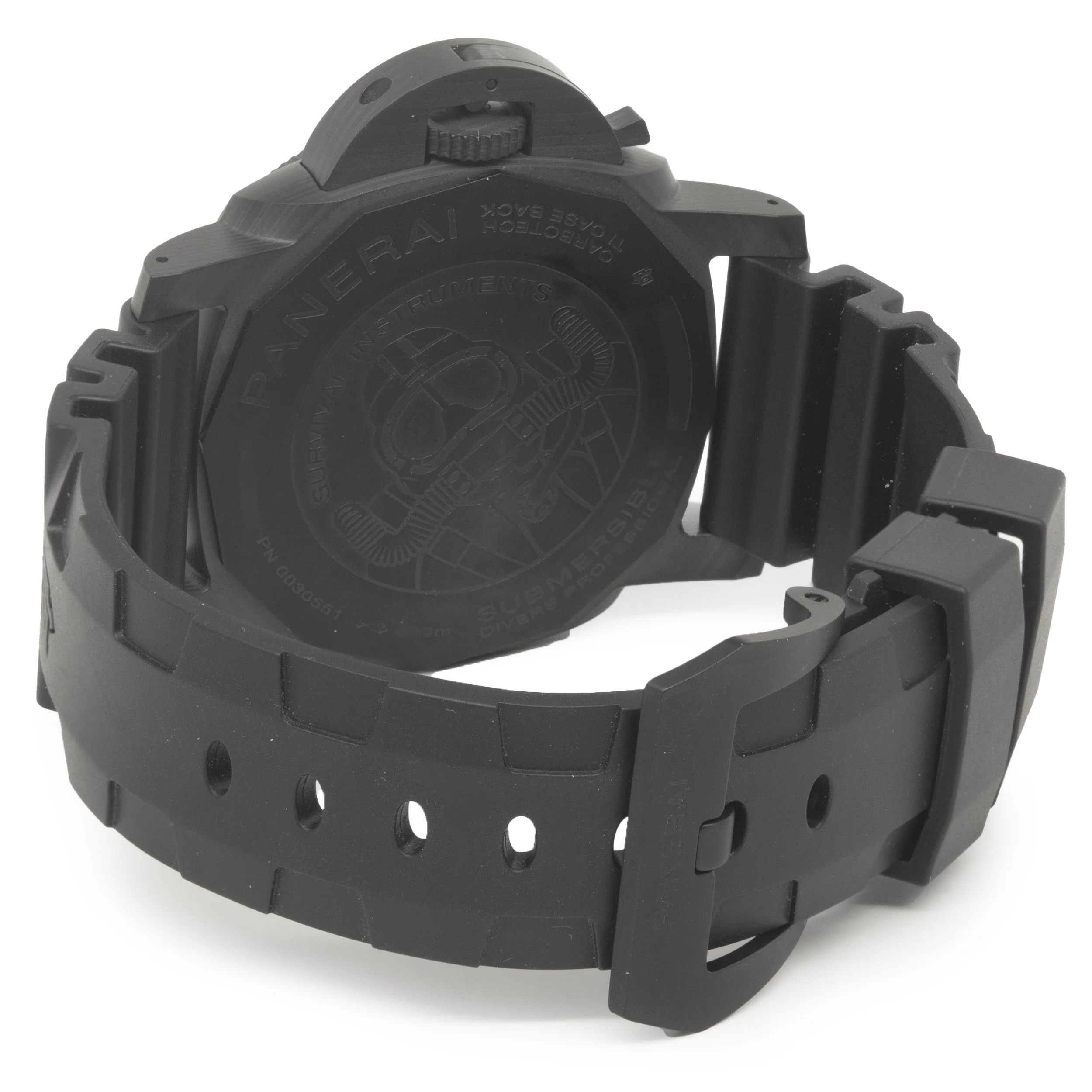 Panerai Black Carbon Tech Submersible With Carbon Fiber Dial PAM 979 - Image 3